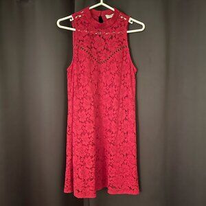 WAYF Burgundy Lace Dress Size M